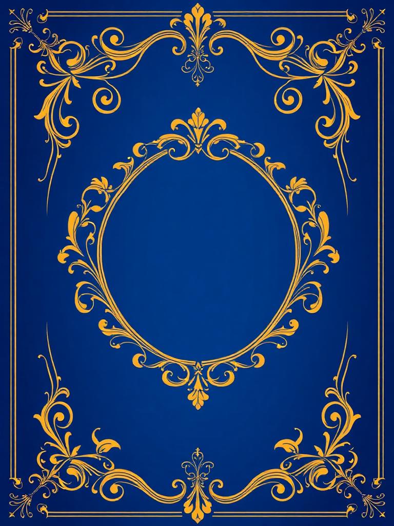 Gilded Crest invitation template