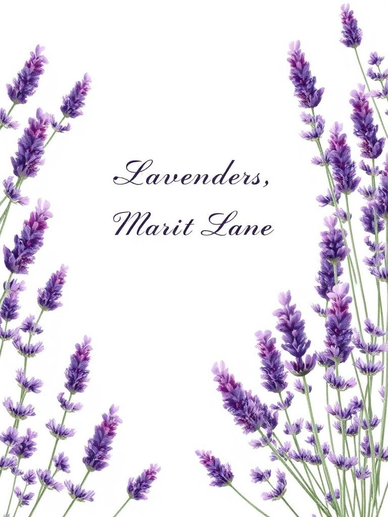 Lavender Fields invitation template