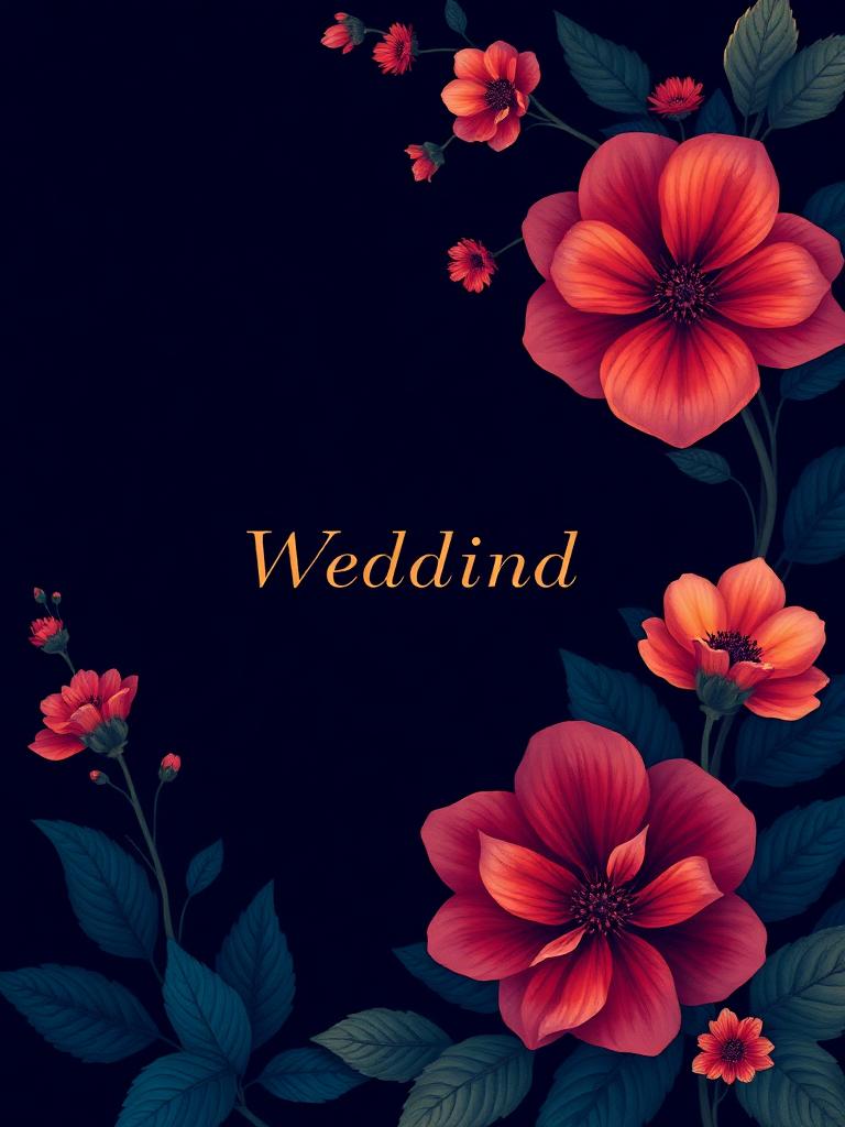 Midnight Garden invitation template